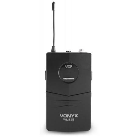 Zestaw mikrofonów bezprzewodowych nagłownych UHF Vonyx WM82